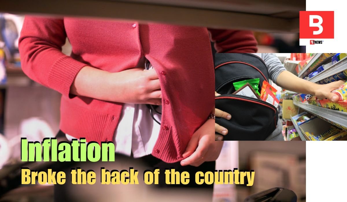 Shoplifting: Once ruled the whole world, due to huge Inflation facing shortage of food, people are even stealing meat and sweets