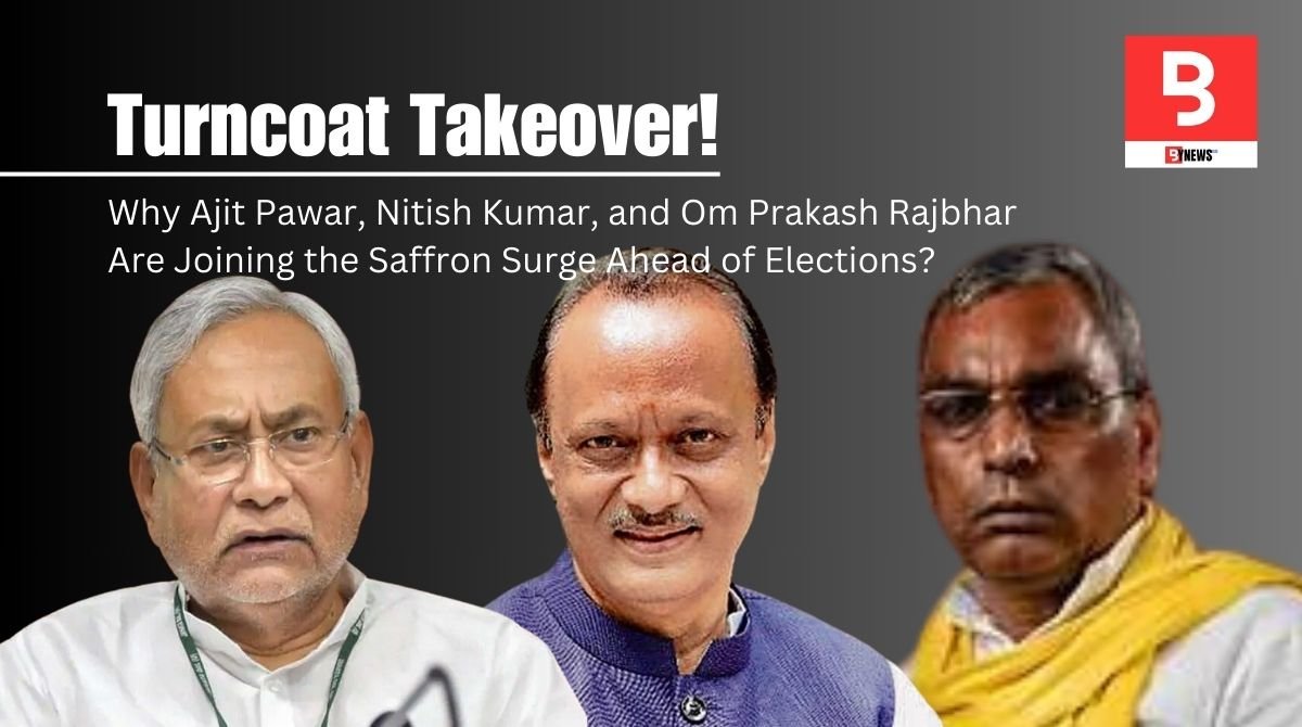 Why Ajit Pawar, Nitish Kumar, and Om Prakash Rajbhar Are Joining the Saffron Surge Ahead of Elections?