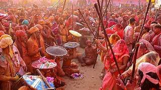 On which day will Lathmar Holi start in Barsana