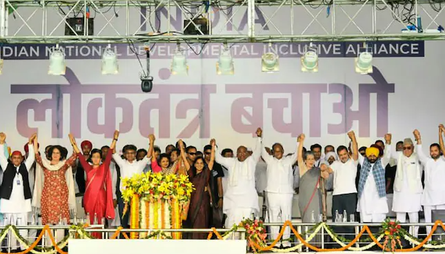 INDIA's mega rally in Delhi: INDIA Alliance Demands Fair Elections, End to Agency Actions and Release of Kejriwal, Soren; These 5 demands were put forward