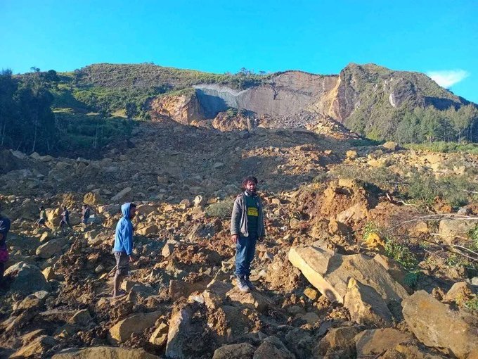 Massive devastation in Papua New Guinea, more than 100 people estimated dead in landslide, rescue operation underway