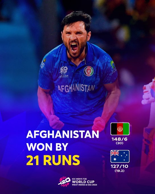 AFG vs AUS: Afghanistan made The biggest upset of T20 World Cup, defeated 7-time champion Australia