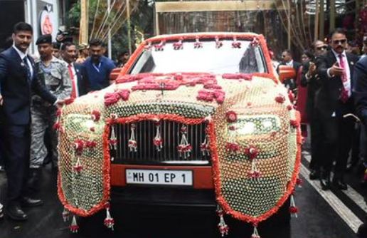 Anant-Radhika wedding: Anant Ambani Picks Up Bride in Luxurious Rolls Royce Cullinan