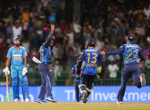 IND vs SL First ODI Tie: Aslanka's 3 Wickets Turn the Match, Rohit’s Fifty in vain