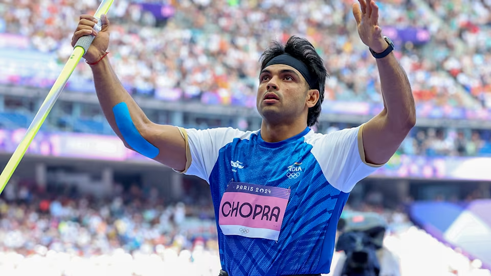 Neeraj Chopra won the Silver Medal: Threw 89.45 meters in Paris Olympics