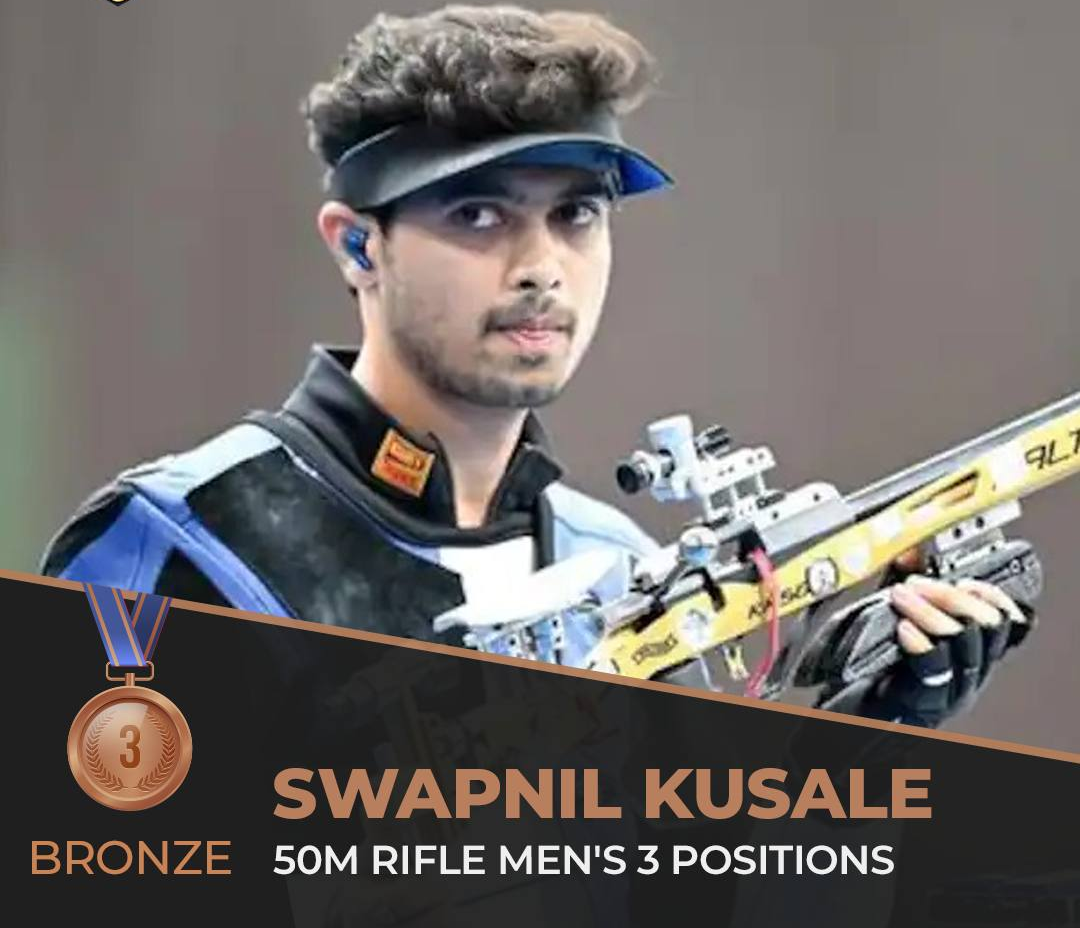 Paris Olympics: Swapnil Kusale Wins Bronze in 50m Rifle!