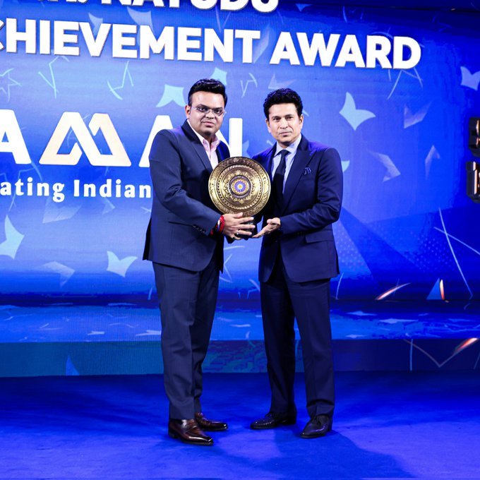 BCCI Awards 2025: Sachin Tendulkar - Col. C. K. Nayudu Lifetime Achievement Award