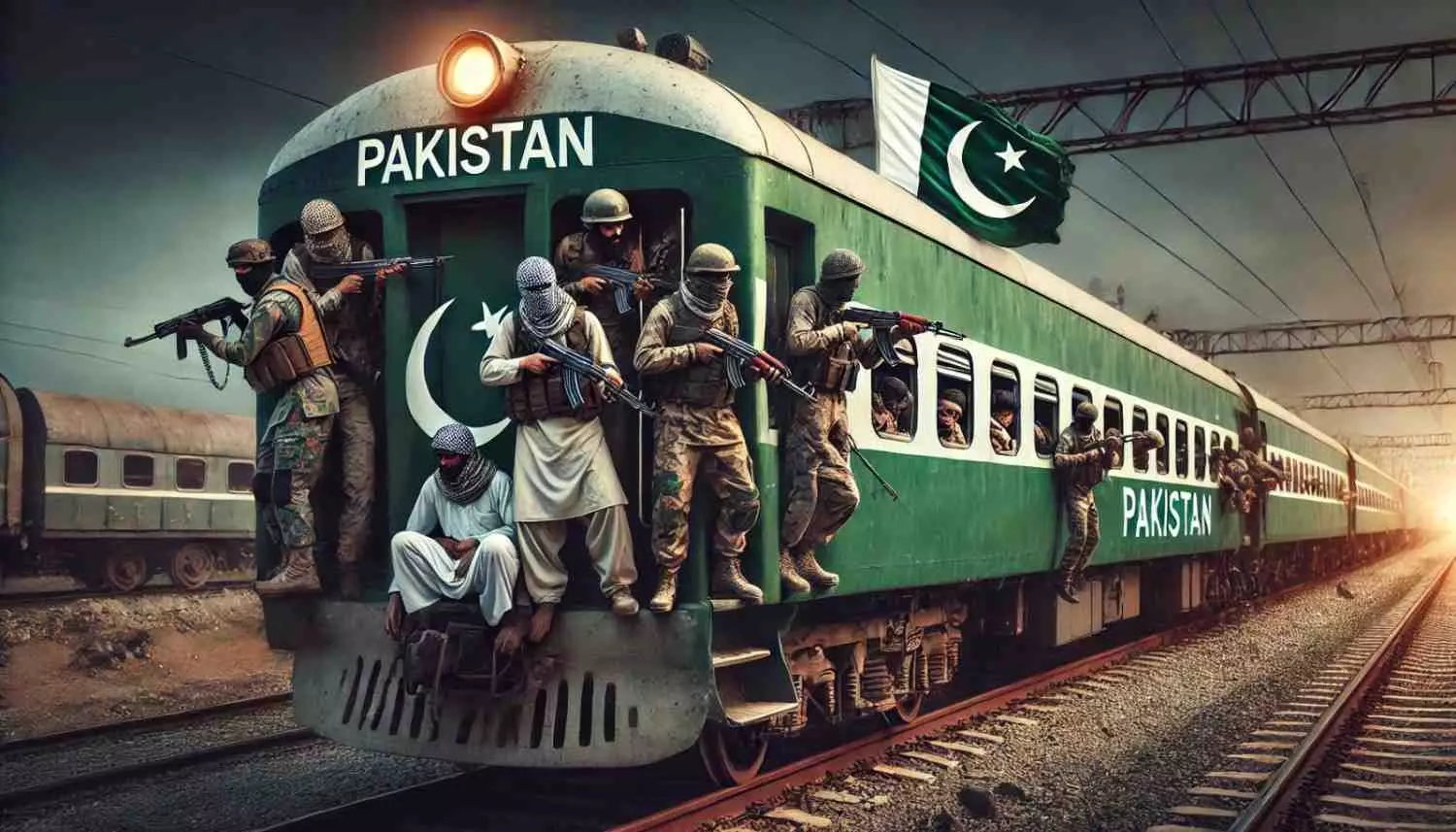 Baloch Army Hijacks Train in Pakistan