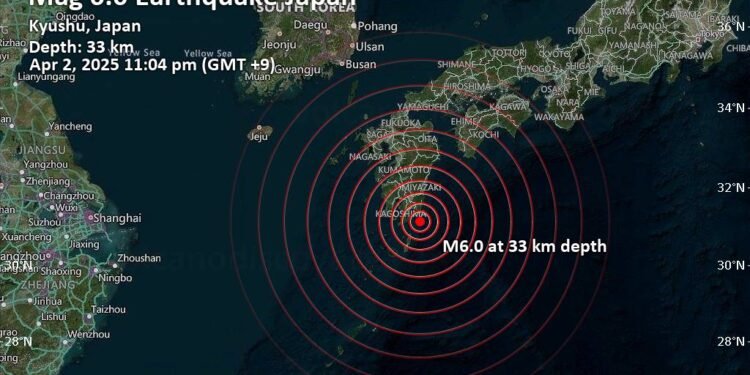 Japan Earthquake Today: 6.0 Magnitude Hits Kyushu, No Tsunami Alert