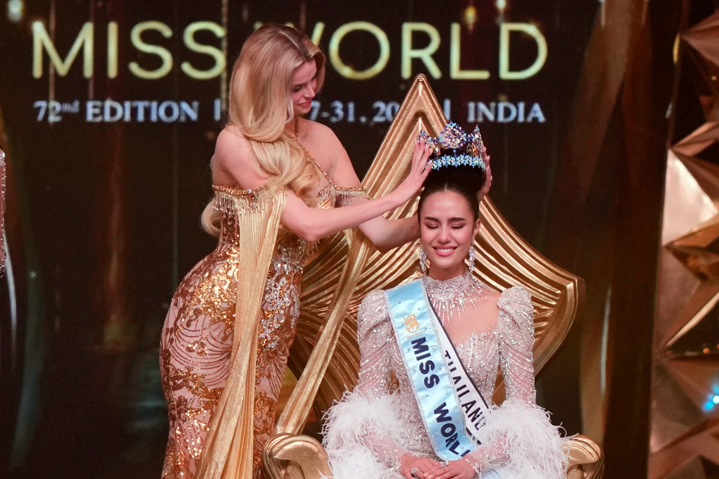 Miss World 2025 Winner Opal Suchata Crowned in India